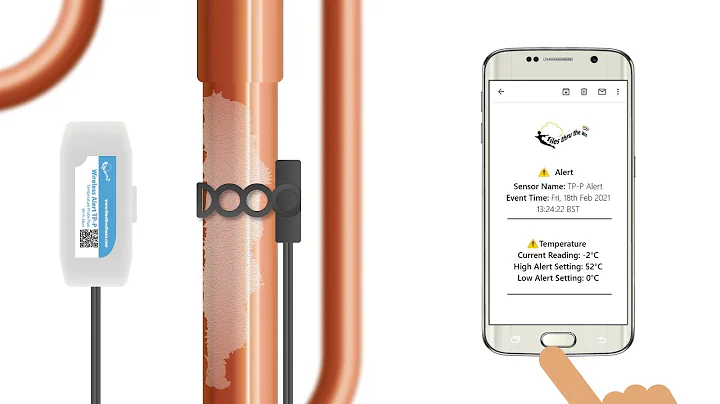 Wireless Alert Pipe Temperature sensor - Promotional Video