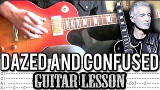 Led Zeppelin - Dazed And Confused (Intro Lesson)