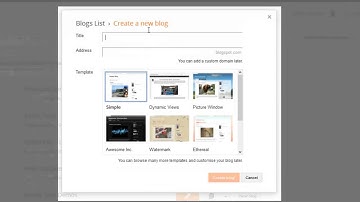 Lesson 1: How To Make A New Blog | Blogger Basics