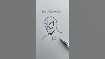 Sample way to draw Spider-Man ✨ #drawing #sketch #arttutorial #howtodraw #shortvideo #shorts
