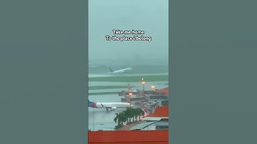 Thumbnail of Pesawat take off saat landasan basah #music #song #countrymusic #airtrafficcontrol #pesawat #takeoff