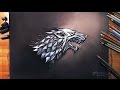 왕좌의 게임 Game of Thrones - Sigil of House Stark (Dire wolf) | drawholic