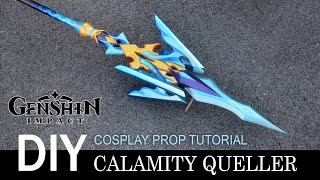 Genshin Impact Calamity Queller cosplay prop DIY tutorial - Shenhe Polearm Lance Spear