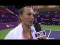 Интервью Светланы Кузнецовой во время турнира Qatar Total Open 2016. Doha.