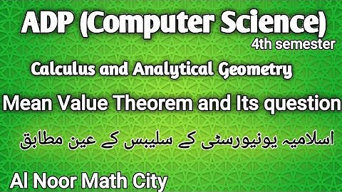 Mean value Theorem  || Thomas calculus 11th 12th 13th Editions Thomas Calculus Exercise 4.2 ||
