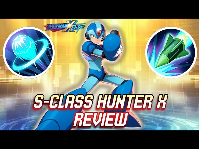 Megaman X Dive S-Class Hunter X Review: Novo Personagem F2P Com