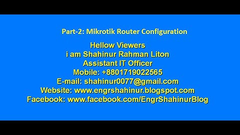 Part-2: Mikrotik Static Routing Configuration Step By Step
