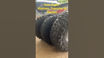 1/10 performance tires, Rupture, Trencher & Ripsaw