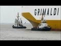 timelapse Grande Colonia IMO 9318527 GRIMALDI LINES Emden Autotransporter RoRo car carrier