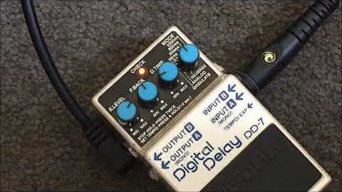 Boss DD-7 Digital Delay pedal. King of the hill?