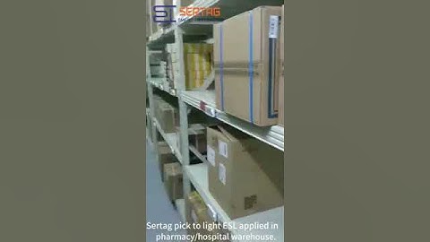 Sertag Pick To Light Warehousing Electronic Labels