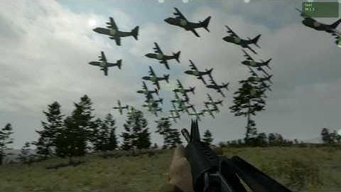 ARMA 2 Mass C130 crash