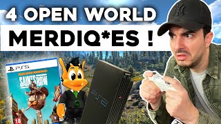 4 OPEN WORLD CATASTROPHIQUES du jeu vidéo !