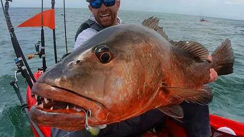 INSANE Cubera Snapper Fishing from Kayaks | Field Trips Panama | Field Trips with Robert Field