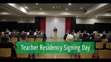 Teacher Residency Signing Day 2021
