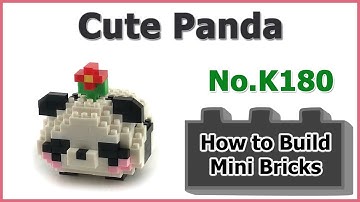 How to Build Mini Blocks Tsum Tsum - Panda K180 Review Instructions Specifications