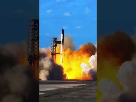 Запуск космического корабля Starship #science #наука #космос #space #технологии#technology #universe
