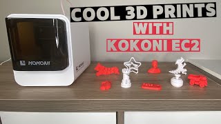 🌟 Cool 3D Prints with the Kokoni EC2 Printer! 🌟