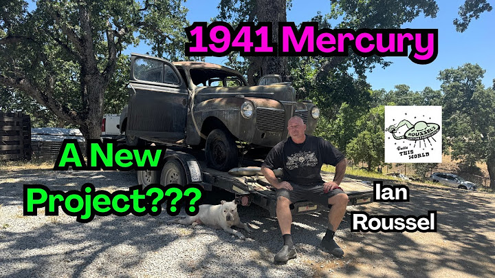 1941 Mercury:  What Is Ian Roussel Going To Do With A NEW PROJECT???