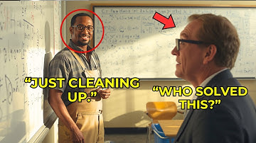 "Black Janitor Solved Math Problem During Night Shift — Professor