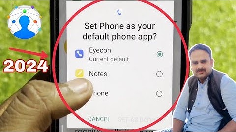 Eyecon Remove Default Dialer | Set Phone as your default phone App 2024
