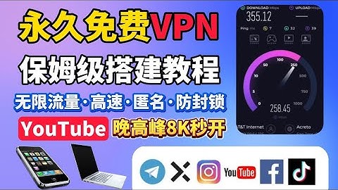 别再花钱买机场了！永久免费VPN天花板来了：无限流量+全自动搭建！8K秒开 AI/流媒体全解锁！秒杀付费机场VPN