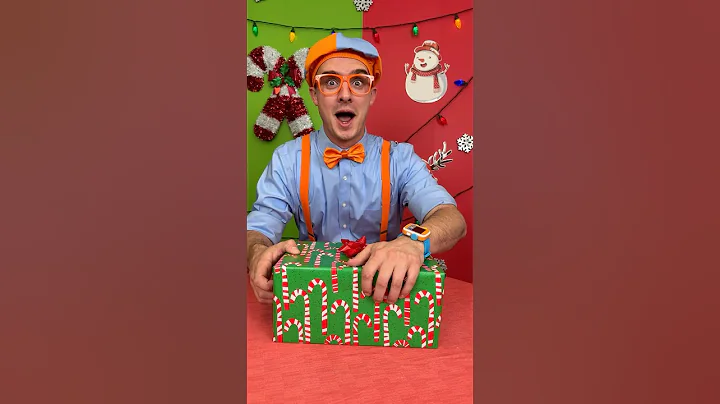 LET'S Unwrap Presents 🎁🎁 on Christmas Morning with Blippi! #blippi #shorts