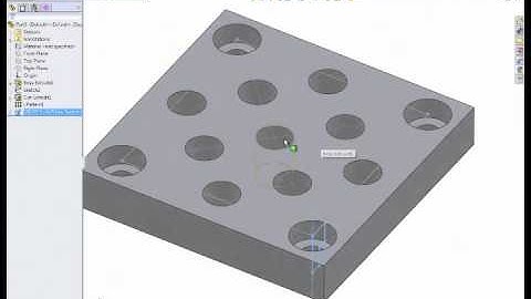Solidworks Tutorial 6 Part 1 - Tic tac toe creation