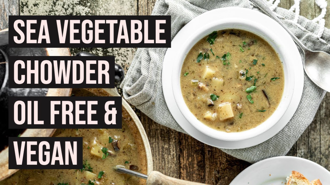 Instant Pot Vegan Sea Vegetable Chowder // simple OIL FREE PLANT BASED