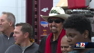 Nascar Royalty Richard Petty Donates to randleman High school's CTE Program