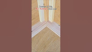 Genius Carpenter Corner Wood Joint REVEALED #shorts #howto #tricks