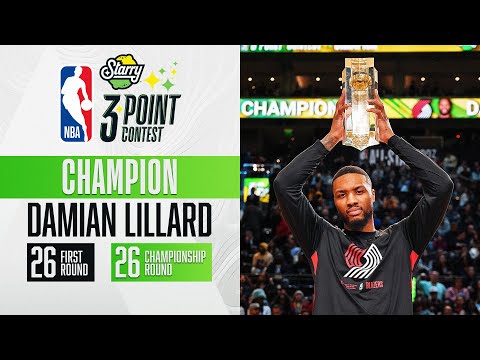 Damian Lillard Wins #Starry3PT Contest 🏀 | 2023 #NBAAllStar