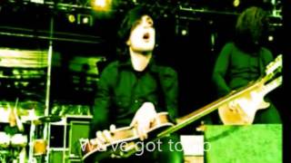 My Chemical romance My way home is through you Lyrics video