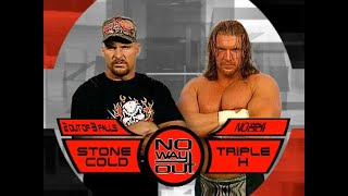 Triple H vs Stone Cold Steve Austin - 3 Stages of Hell Match - No Way Out 2001 - Highlights