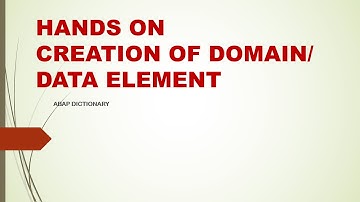 Ep-4: HANDS-ON  AND ENHANCMENT (DOMAIN/DE) - SAP ABAP TUTORIAL FOR BEGINNERS/DATA DICTIONARY - #Ep-4