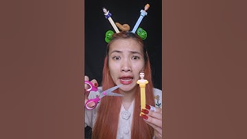 귀여운 말랑이 자를게- Satisfying Squishy Slime 😂 #funny #mukbanging #mukbang