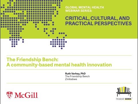 The Friendship Bench: A community-based mental health innovation