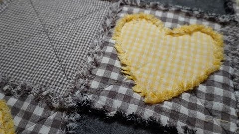 MAKING A RAG QUILT PART 2