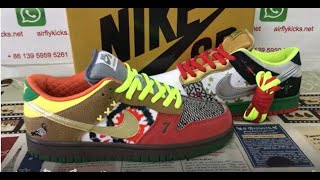 Unboxing Nike SB Dunk Low What the Dunk Review