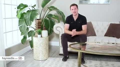 Benzara Well-Designed Wood Inlay Accent Table - Product Review Video