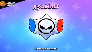 AŞAMALIDA BÖLÜM ÖDÜLÜNÜ AÇIYORUM 😱 BRAWL STARS'TA AŞAMALAR!