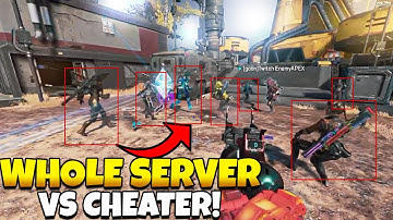 WHOLE SERVER TEAMS UP AGAINST CHEATER IN RANKED!!! CRAZY ENDING!!