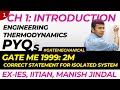 01 GATE PYQs Engg Thd Ch 01 Introduction GATE 1999 2M Correct Statement for Isolated System #GATEMec