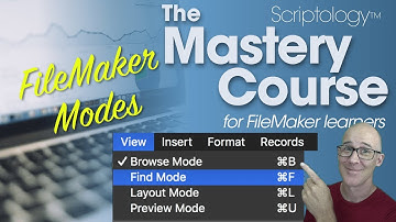Lesson #2: The environment - Modes, Help & Resources - Scriptology Mastery Course for FileMaker