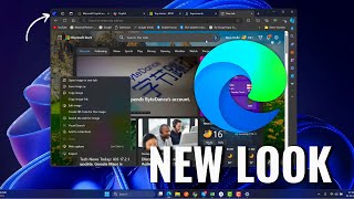 microsoft edge new ui & look enable | 2024