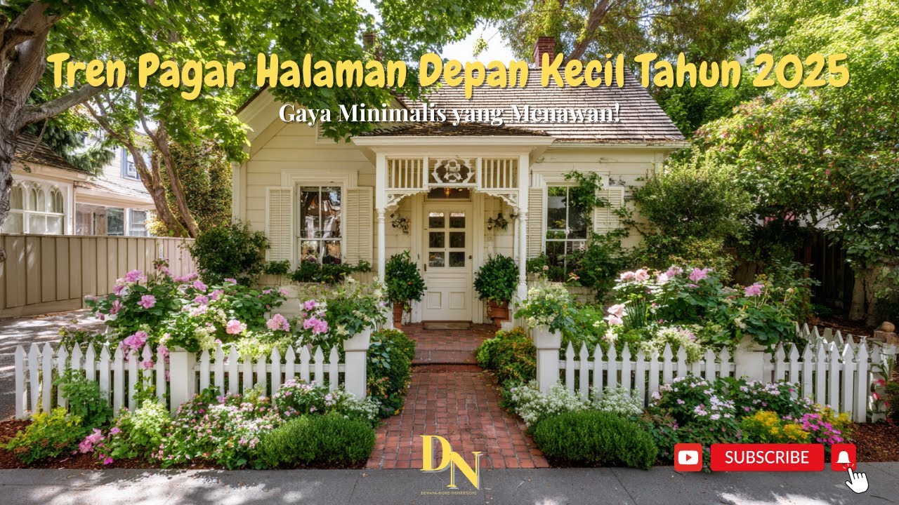 Tren Pagar Halaman Depan Kecil Tahun 2025 🏡✨ | Gaya Minimalis yang Menawan! 🌿🔒