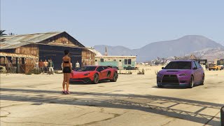 Lamborghini Aventador SJ Drag race | GTA V | SOLID GAMER |