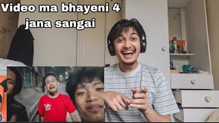 KTA HARU KO ENGLISH | Reacting private video send by Prabesh,Samdhi & Prafulla🤣. | Nischal Lmc |