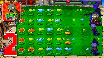 Plants vs. Zombies Gameplay Walkthrough Part 2 (iOS, Android)
