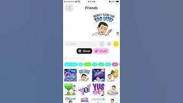 How to add Snapchat stickers to Yolo app?
